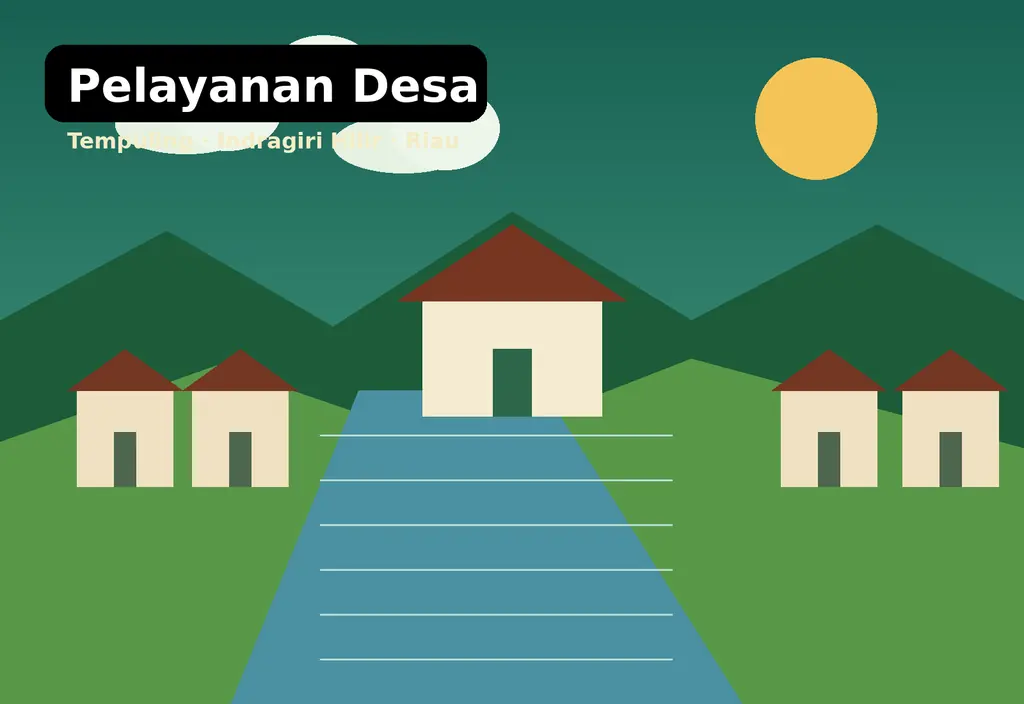Ilustrasi pelayanan Pemerintah Desa Harapan Jaya